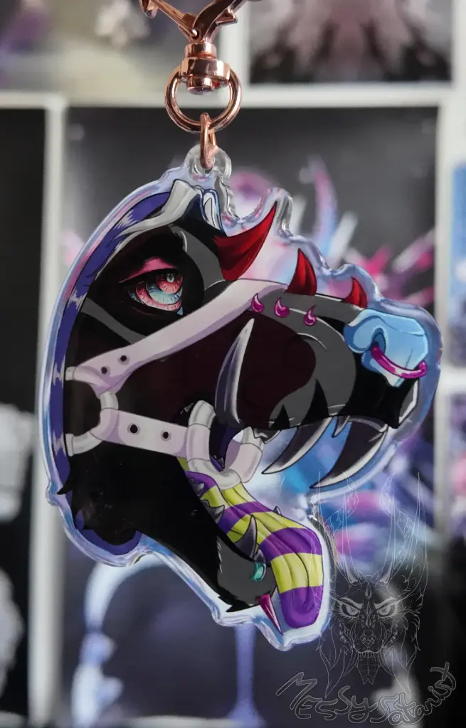 Asmodeus Hole Maw Llavero