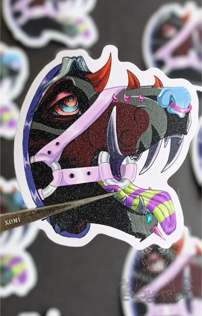 Asmodeus Hole Maw Sticker