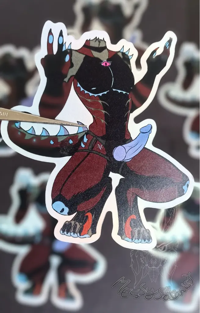 Asmodeus Trans Pegging Sticker
