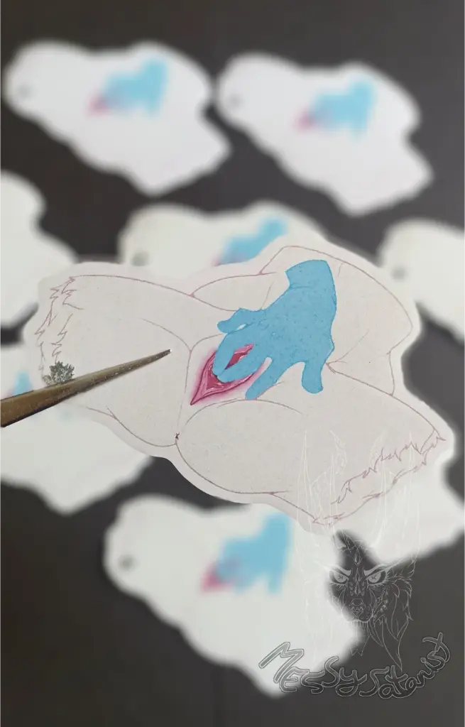  Pussy Blanca Sticker