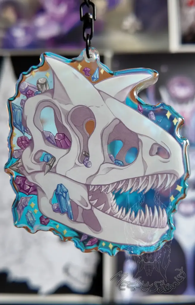 Carnotauro Craneo Llavero