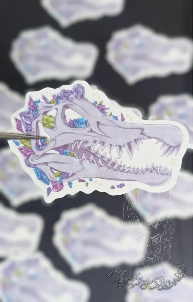 Craneo Spino Chico Sticker