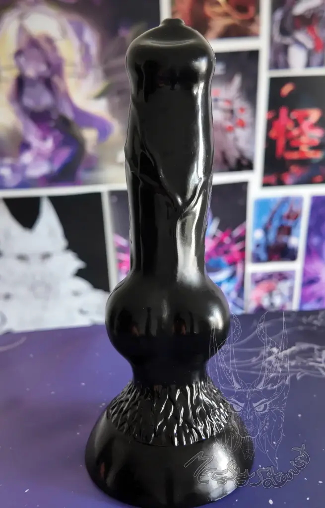 Dildo canino negro S
