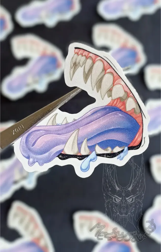 Maw Canina Sticker