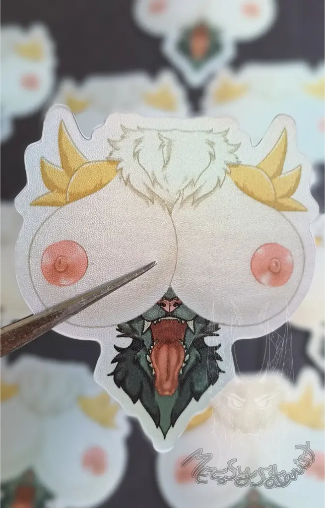 Renamon Chichi Sticker