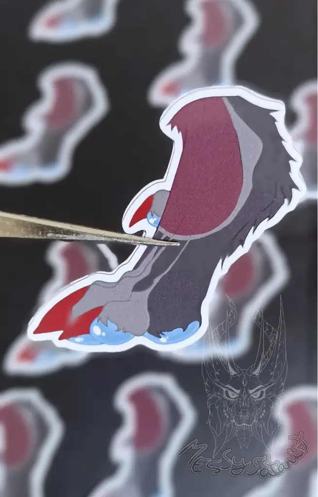 Asmodeus Paw  Sticker