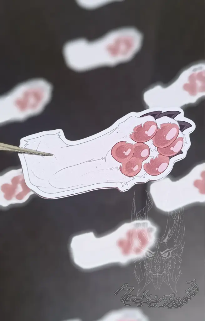 Paw Blanca y Rosita Sticker