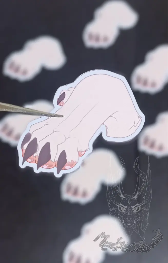 Paw Café Clarito Sticker