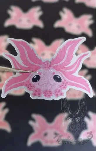 [SVM0000000002] Ajolote Rosa Sticker