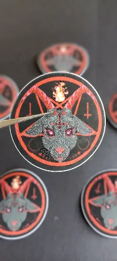 [SVS0000000005] Cabra Gris Sticker