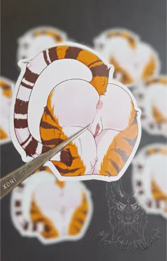 [SAN0000000049] Cola Tigresa Sticker