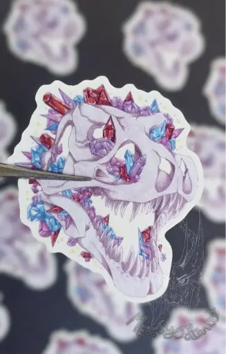 [20000000228] Craneo Rex Chico Sticker