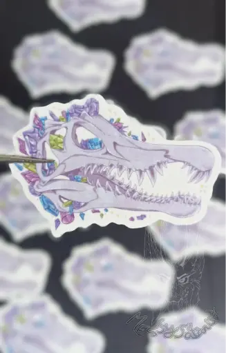 [20000000209] Craneo Spino Chico Sticker