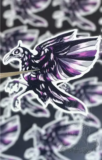 [SVS0000000010] Cuervo Asexual Sticker