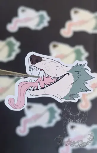 [SAN0000000030] Legoshi Maw Sticker