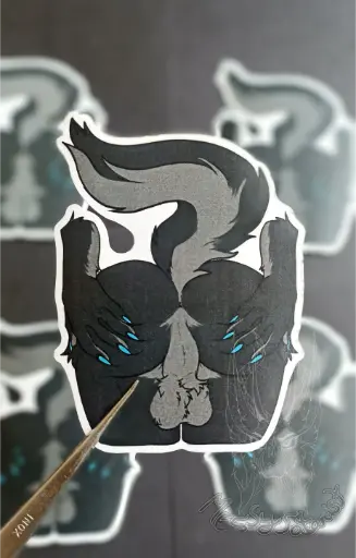 [SAN0000000008] Lobo Cola Sticker