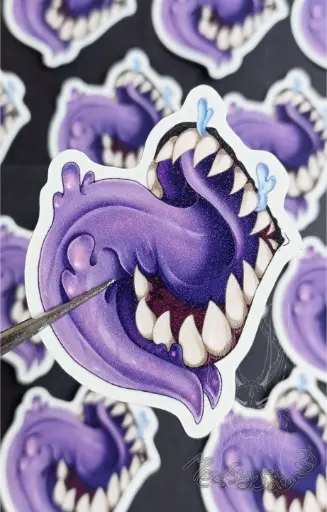 [SVS0000000041] Maw Colmillos Sticker