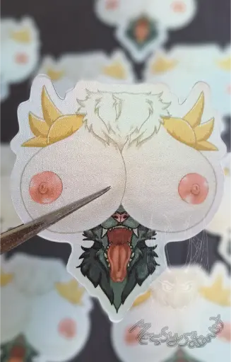 [SVM0000000020] Renamon Chichi Sticker