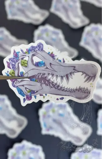 [SVS0000000044] Spinosaurio Craneo Sticker