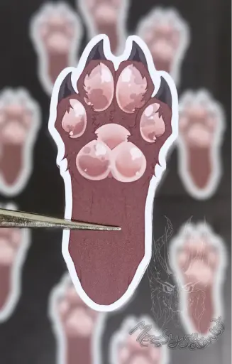 Paw Café Sticker