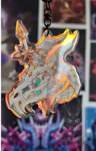[90000000270] Craneo Dragon Llavero