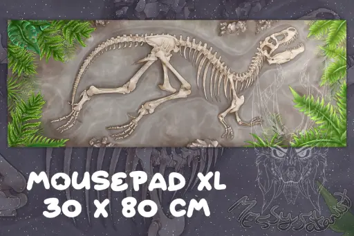 [94000000285] T-Rex Fosil Mousepad